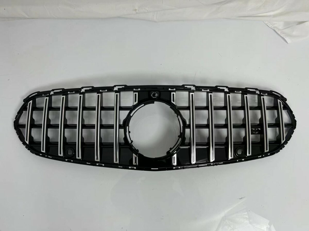 メルセデス ベンツ　W206 C206 S206 C200 C220d　パナメリカーナ AMGルック グリル ノーマルバンパー用 4マチック ガーニッシュ GTRルック GTルック メッキフィン ガーニッシュ セダン　ワゴン 　フロント　グリル｜ドリームセブン　店
