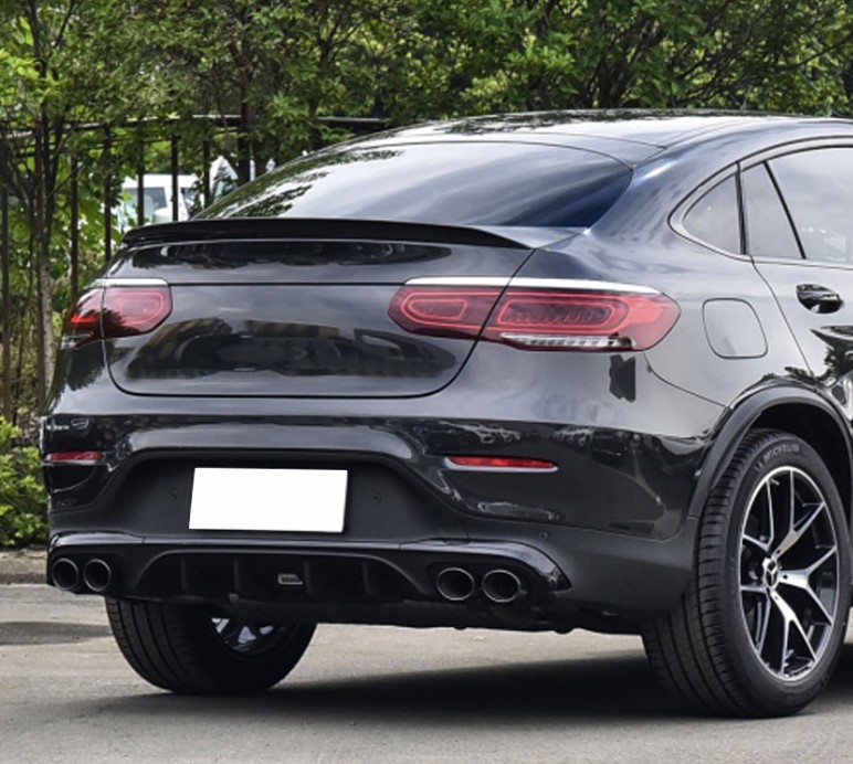 メルセデス ベンツ C253 GLC200 GLC220d GLC250 GLC350e GLCクラス クーペ カーボンルック トランクスポイラー リアスポイラー リア　ウイング スポイラー ZST-288｜ドリームセブン　店