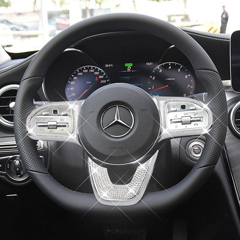 楽天市場】メルセデス ベンツ ステアリング スイッチ カバー リング