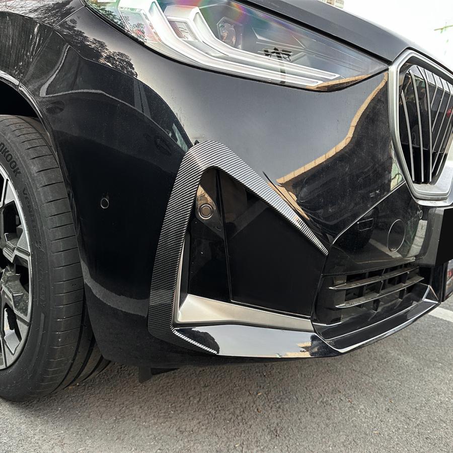 BMW X3 G45 20d M50 xDrive Mスポーツ X3シリーズ カーボン調 フロントバンパー サイドダクト ガーニッシュ モール サイドダクト パネル フェンダー エアロ b12218ZST-1162｜ドリームセブン　店