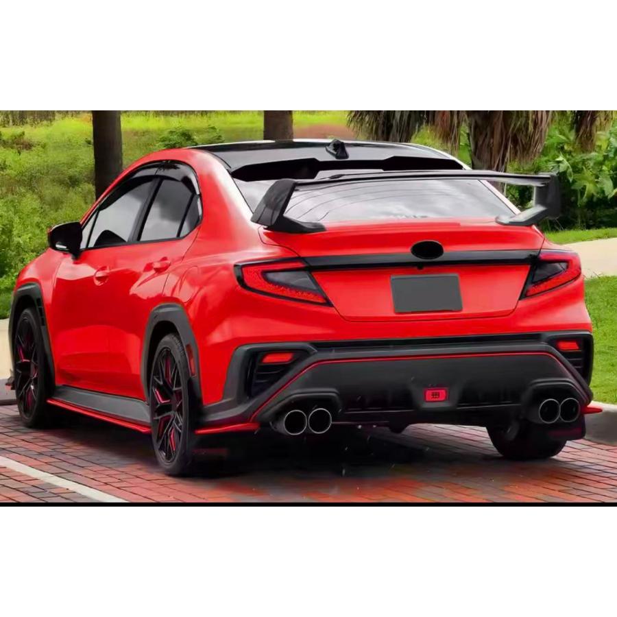 スバル WRX S4 VBH GT-H GT-EX STIスポーツR EX 黒 ピアノブラック リアスポイラー トランクスポイラー リア ウイング スポイラー エアロ ガーニッシュ b13446ZST-971|ドリームセブン 店