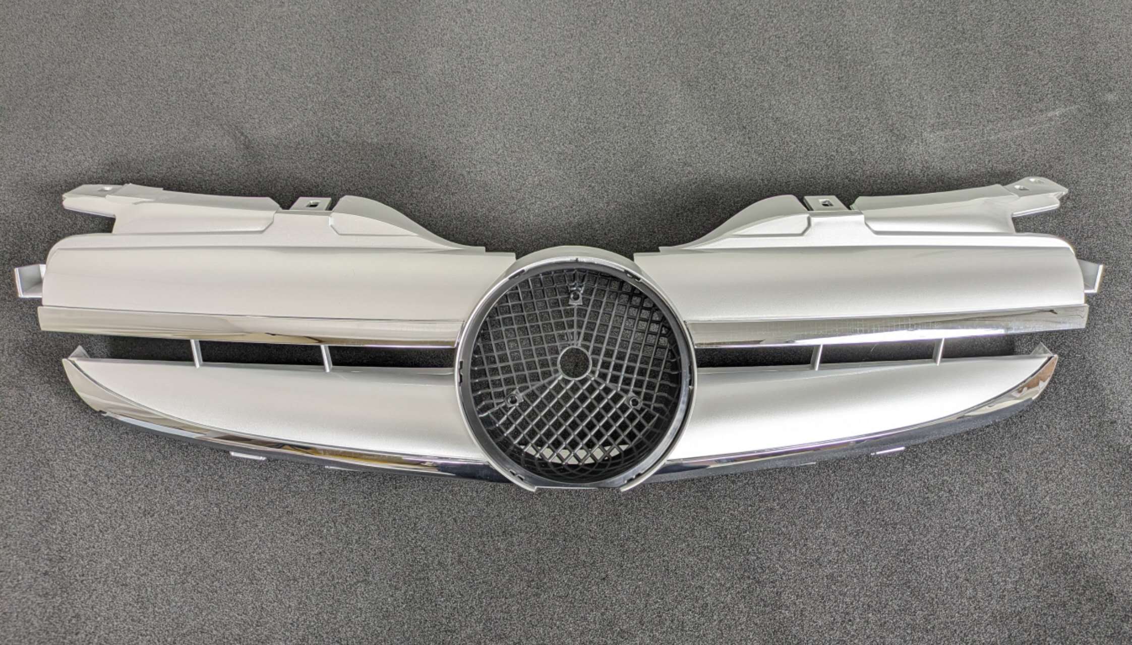 メルセデス ベンツ SL ルック グリル R170 SLK230 SLK320 SLK32 SLKクラス 銀 b13231｜ドリームセブン　店