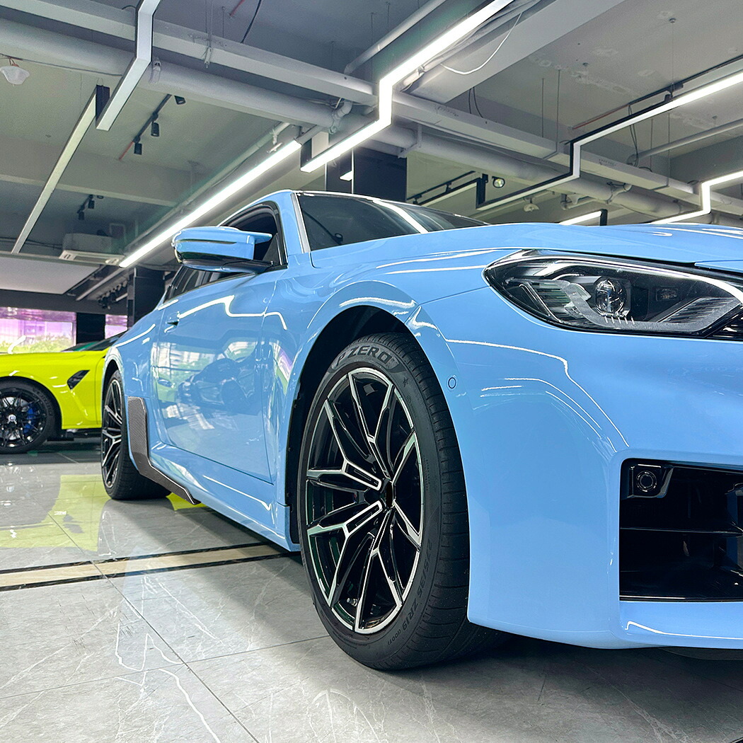 BMW M2 G87 ベースグレード Mステップトロニック カーボン ルック サイドスカート サイドカナード b13455｜ドリームセブン　店
