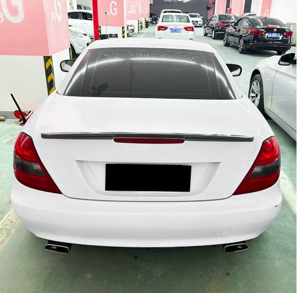 メルセデス ベンツ R171 SLK200 SLK280 SLK350 SLKクラス カーボン ルック トランクスポイラー ルーフ スポイラー リア スポイラー ウイング パネル スポイラー エアロ カバー ガーニッシュ b12237ZST-1045|ドリームセブン 店