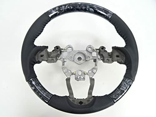 マツダ CX-3 DK系 CX-5 KF系 アクセラ BM BY デミオ DJ MC後 ステアリング 黒木目風 ブラック ウッド風 BK ガングリップ ハンドル|ドリームセブン 店