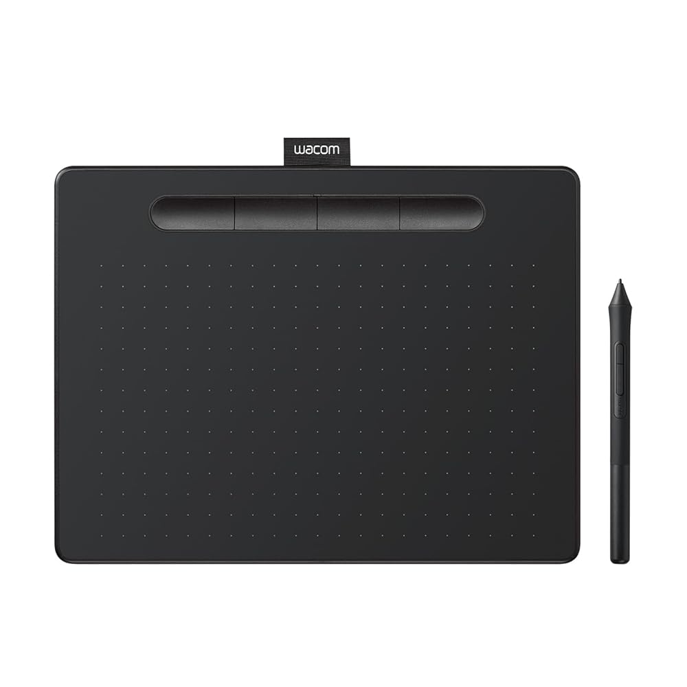 【ワコム直営店ストア限定モデル】Wacom Intuos Medium ベーシック CTL-6100/K2 ワコム ペンタブレット 板タブ お絵かきソフトウェア付き 黒 Androidにも対応