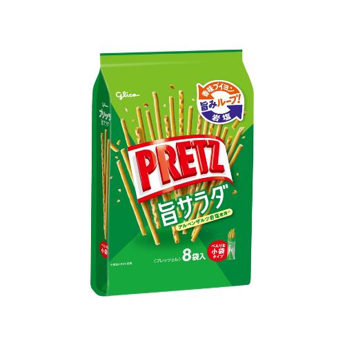 【クーポン配布中 ＆ 全品送料無料 】 グリコ プリッツ旨サラダ ８袋 100個セット ８LINK｜Dream Store78
