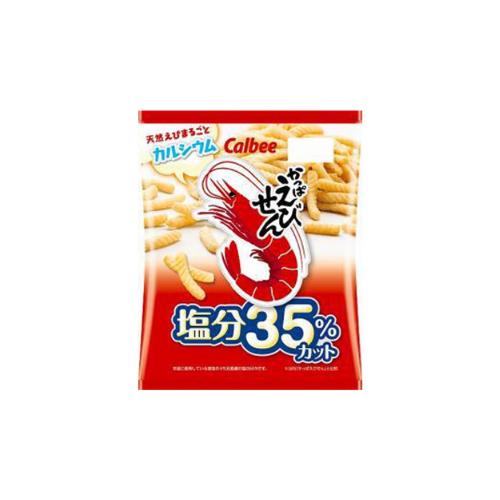 【クーポン配布中 ＆ 全品送料無料 】 カルビー かっぱえびせん塩分３５％カット 100個セット ８LINK｜Dream Store78