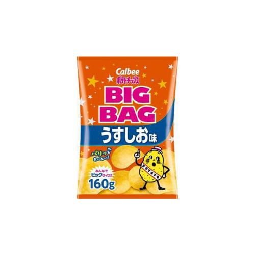 【クーポン配布中 ＆ 全品送料無料 】 カルビー ビッグバッグうすしお味 100個セット ８LINK｜Dream Store78
