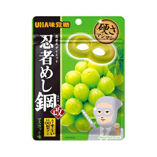楽天市場】味覚糖 忍者めし 金の鎧 マスカット X5袋 : みつばち1丁目