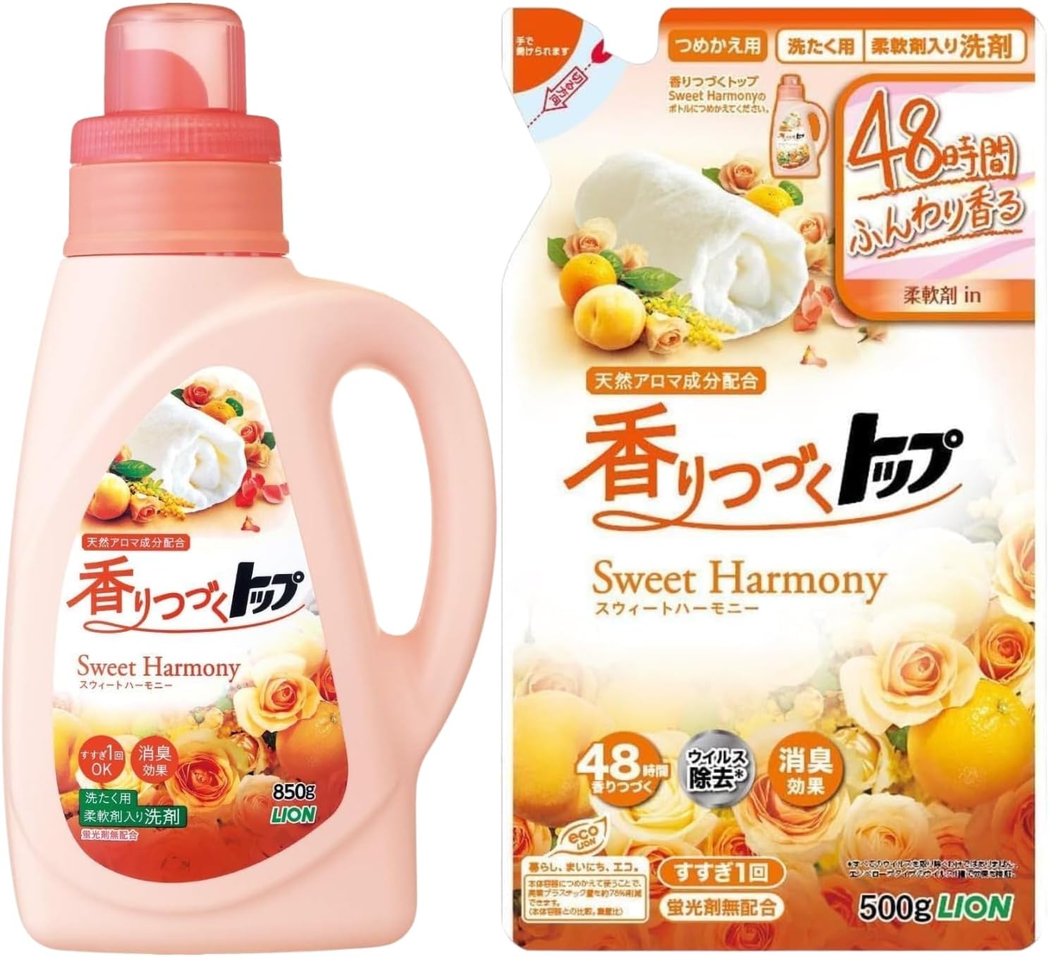 楽天市場】香りつづくトップ Sweet Harmony つめかえ用 810g × 12