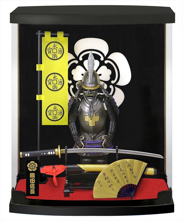 楽天市場】戦国武将甲冑フィギュア Aタイプ 織田信長 刀・ケース