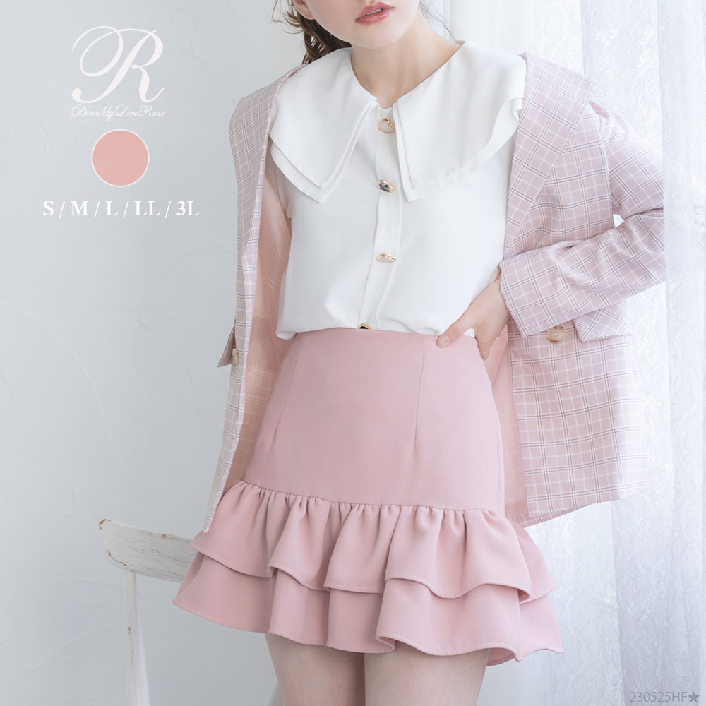 イロ スカート ボトムス レディース Mini skirts Coral