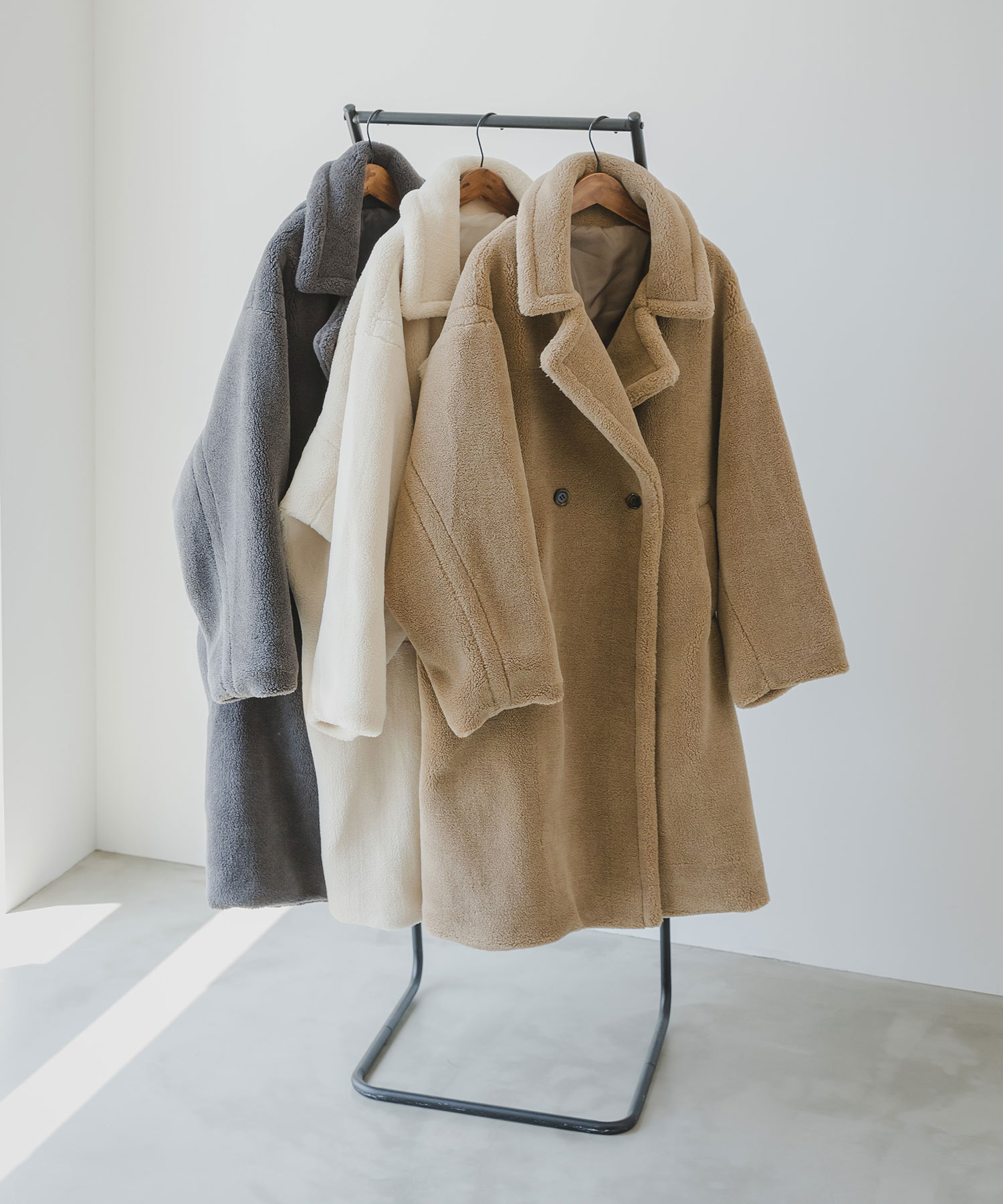 テディベアコート コート レディース ロングコート アウター 冬