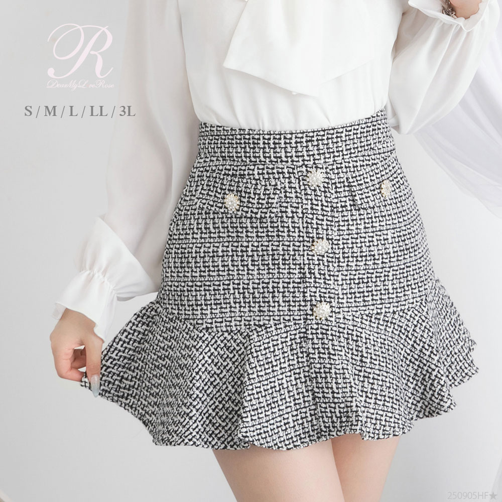【予約商品】フリルスイートトップス+ショートスカート