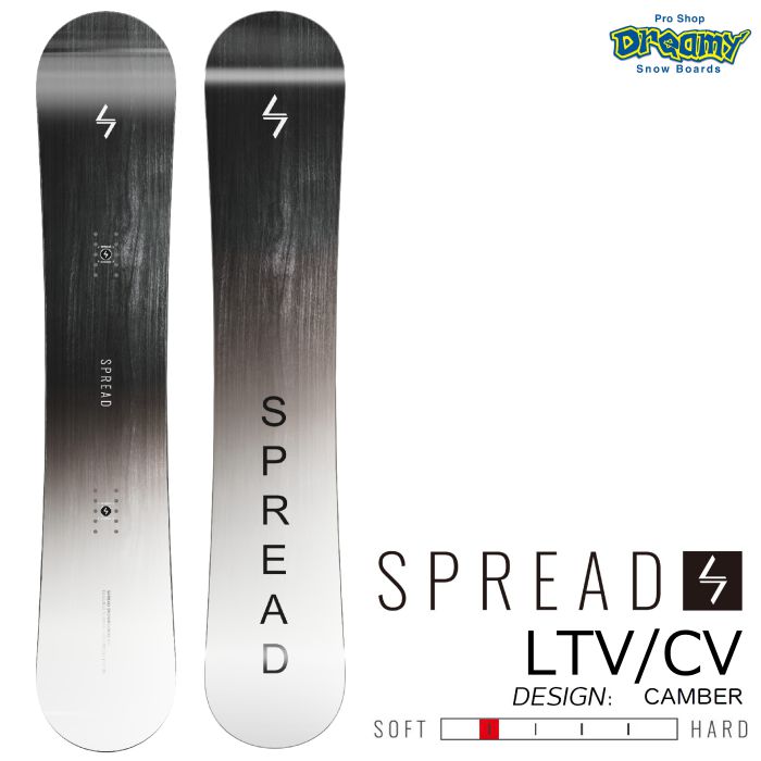 新品 SPREAD LTV 145cm スノーボード スプレッド-