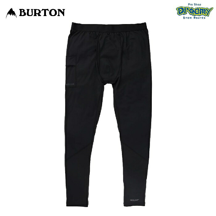 BURTON バートン Men\u0027s Burton Midweight X Base Layer Pants 221971 ベースレイヤー か細い相応う 4WAY伸ばすこと 防臭製作 速乾 透湿 腿衣嚢 置き目品