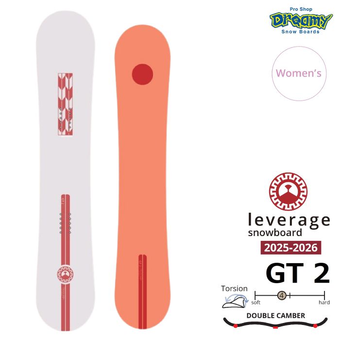 楽天市場】25-26 leverage GT2 137/141/145 ダブルキャンバー カーボン
