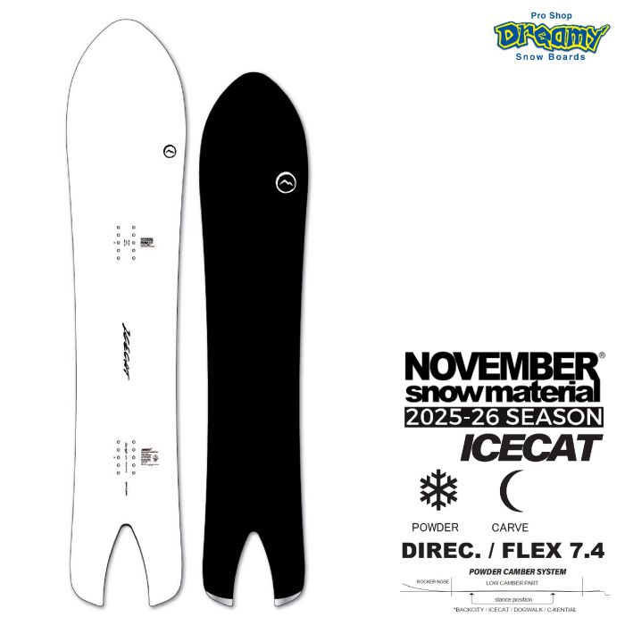 スノーボード November ICECAT 20-21 154cm 24ic001.jpg