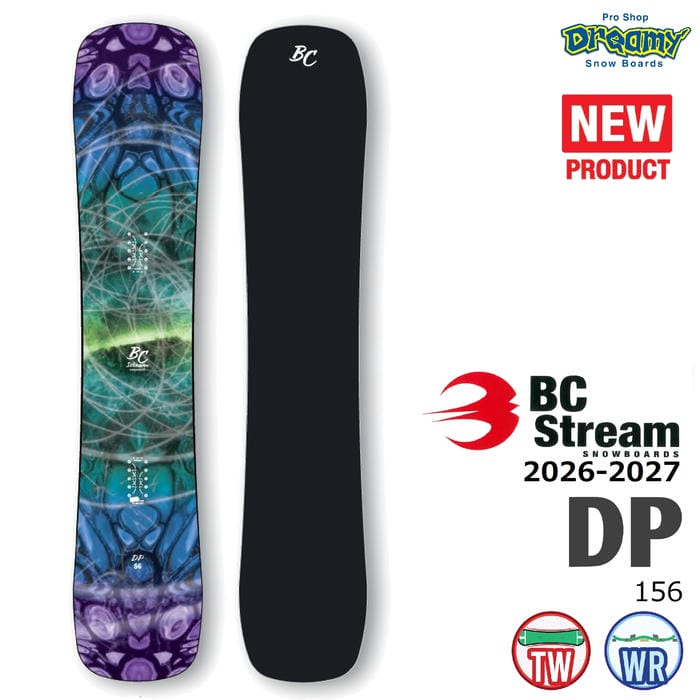 楽天市場】25-26 BC STREAM DR 156 ツイン ダブルロッカー カービング