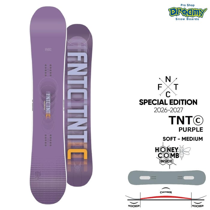 26-27 FNTC TNT C ポップキャンバー グランドトリック ソフトフレックス グラトリ オールラウンド エフエヌティーシー スノーボード 板 2027モデル 正規品