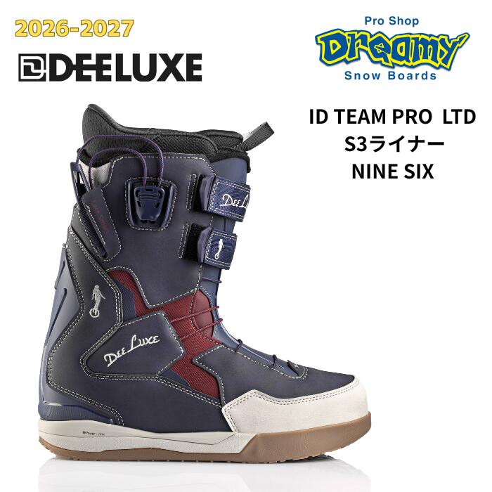 26-27 DEELUXE ディーラックス ID TEAM PRO LTD S3ラインドライブ  NINE SIX アイディー サーモ下穿き 熱働き掛ける スノーボード ブーツ 572649-3003