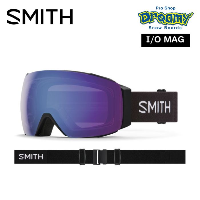 一部予約 22-23 SMITH スミス GOGGLE I O MAG Black 010273050 調光レンズ ゴーグルソック付き アジアンフィット  スノーゴーグル 正規品 fucoa.cl