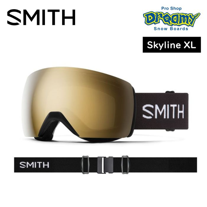 22 23 Smith スミス Goggle Skyline Xl Black アジアンフィット スノーゴーグル 正規品 結婚祝い