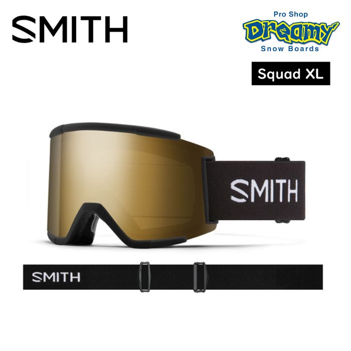 ギフト/プレゼント/ご褒美] 22-23 SMITH スミス GOGGLE Squad XL Black 010273110 アジアンフィット スノーゴーグル  正規品 fucoa.cl