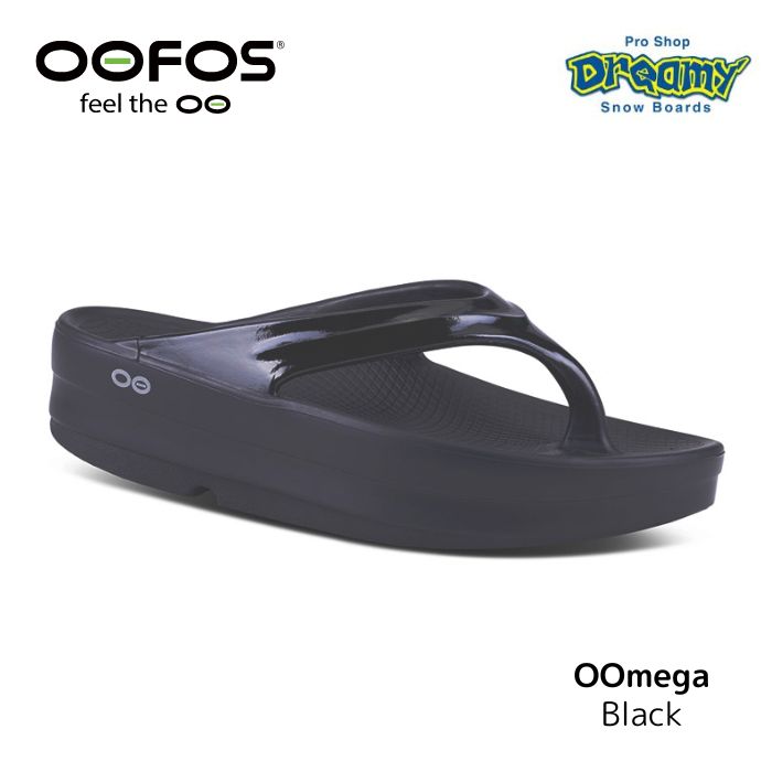 OOFOS OOmega ウーフォス リカバリーサンダル ブラック22cm OOFOS OOmega 
