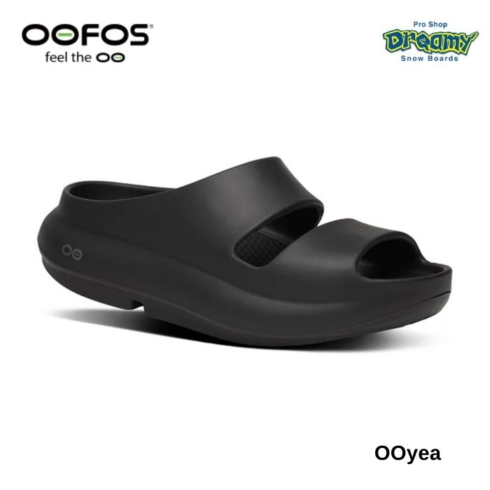 OOFOS ウーフォス OOyea 2000970050252 Black リカバリーシューズ 特殊ソール 衝撃吸収 洗濯機で 洗濯可能 防臭効果 水に浮く 軽量 正規品