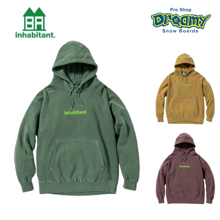 inhabitant インハビタント Photographers Logo Hoodie ISM23KT11 フーディー コットン ロゴ 2023 春 正規品