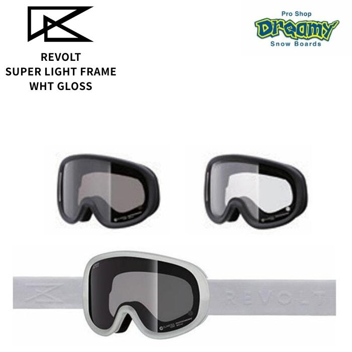 REVOLT リボルト SuperLightFrame WHT GLOSS R26WHTCCP クリア クリア調光レンズ スノーボード ゴーグル 16,870円