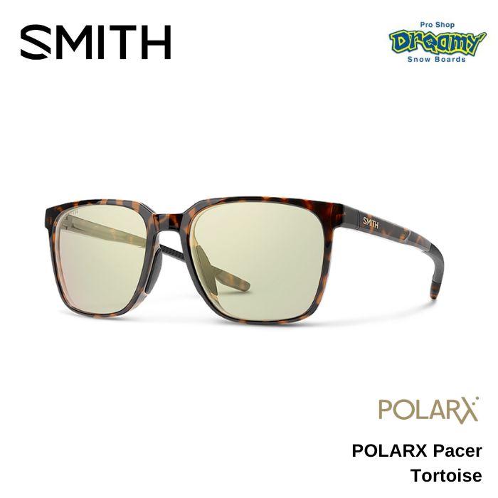 SMITH スミス POLARX Pacer Tortoise 207700970 X-Light Green 37 Hard＆Multi-Coat 偏光レンズ CR素材 マイクロファイバーケース付属 正規品｜DREAMY