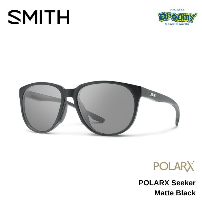 SMITH スミス POLARX Seeker Matte Black 207700980 X-Light Green 37 Hard&Multi-Coat 偏光レンズ CR素材 マイクロファイバーケース付属 正規品|DREAMY