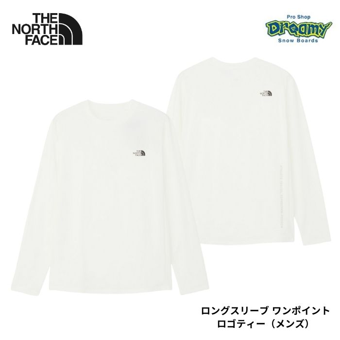 THE NORTH FACE ノースフェース ロングスリーブ ワンポイント ロゴティー NT32587 グレイッシュホワイト・GS メンズ 吸汗速乾 UVケア 抗菌防臭 Tシャツ 正規品
