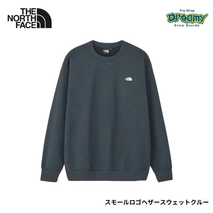 THE NORTH FACE ザノースフェイス スモールロゴヘザースウェットクルー ユニ一発やる 汗水 調教師 NT62532 アーバンネイビー・UN 置き目品