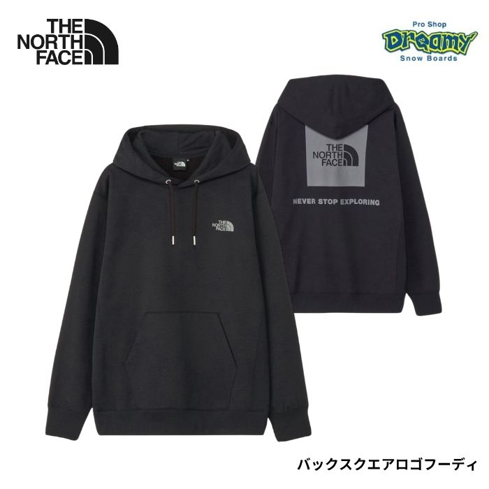 THE NORTH FACE ザノースフェイス バックスクエアロゴフーディ ユニセックス スウェット トレーナー NT62533 ブラック・K 正規品 10,725円