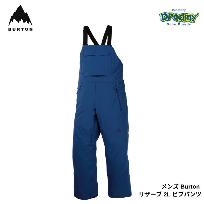 BURTON バートン メンズ Burton リザーブ 2L ビブパンツ 3026510ABGRG00M Nightfall レギュラーフィット 防水性 20,000mm 2レイヤー スノー ウェア 正規品 23,408円
