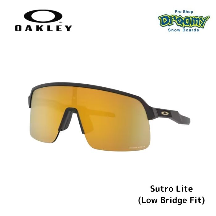 ウィルソン Low Bridge Fit) (OO9463A-0439) Sutro Lite (Low Bridge Fit) Prizm Black Lenses, Matte Black