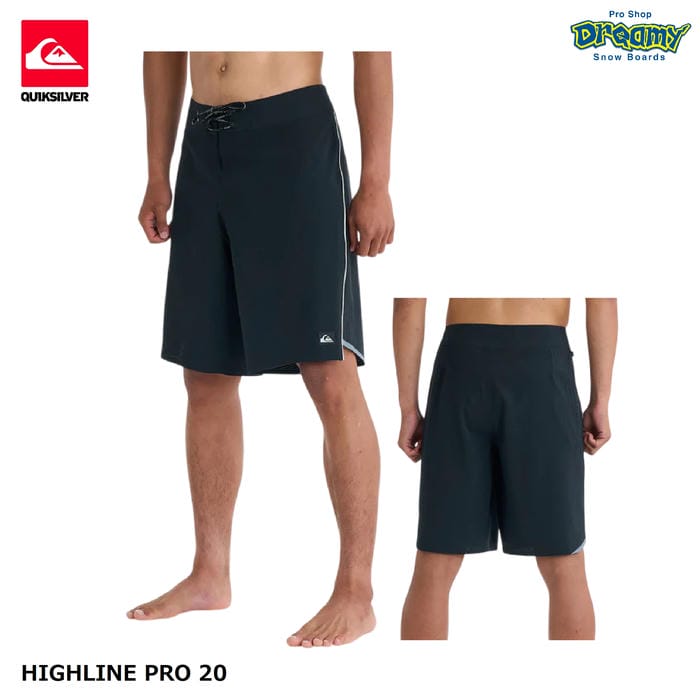 QUIKSILVER HIGHLINE PRO 20 EQYBS04917 ボードショーツ 撥水加工 速乾 インナーショーツなし ストレッチ ロゴ 水着 スイムウェア クイックシルバー 正規品｜DREAMY