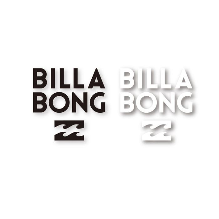 楽天市場 Billabong W135mm プリントステッカー Stickers プリントタイプ B00s06 Blk Wht ロゴ 正規品 Dreamy