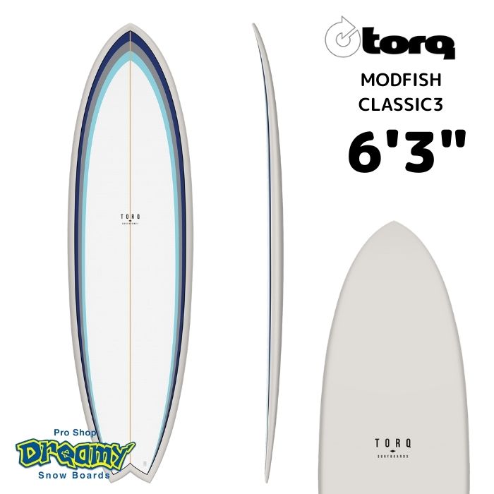 格安SALEスタート】 TORQ Surfboard トルクサーフボード MODFISH 6'3