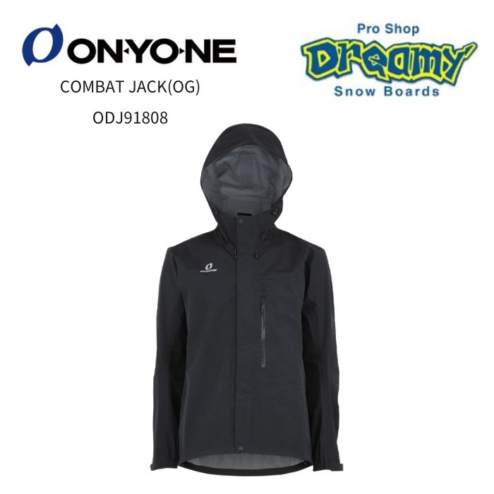 ONYONE オンヨネ COMBAT JACK(OG) ODJ91808 ブラック レインコート レインスーツ アウトドア 軽量 通気性 正規品|DREAMY