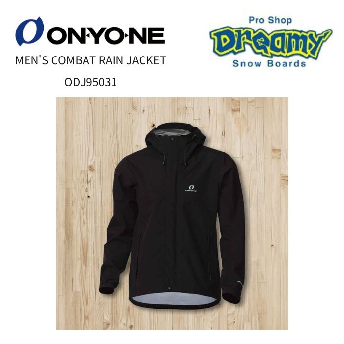 ONYONE オンヨネ MEN'S COMBAT RAIN JACKET ODJ95031 ブラック レインコート レインスーツ アウトドア 軽量 通気性 正規品