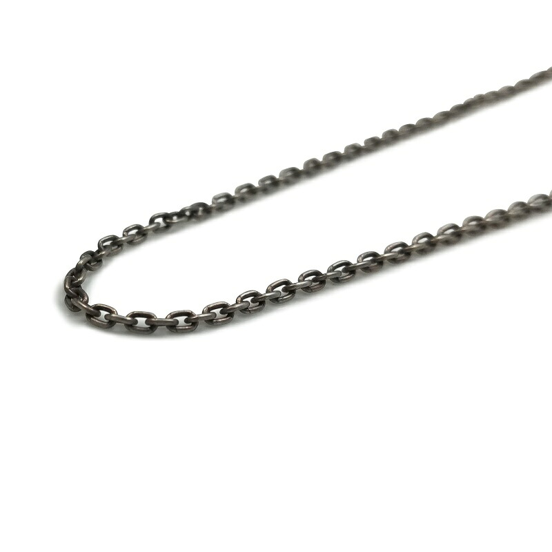 【幅2.8mm】OCL80 燻しあずきチェーン小豆チェーン シルバーネックレス レディース メンズ 鎖 ペンダント用 メンズ silver925 シルバー925 シルバーアクセ
