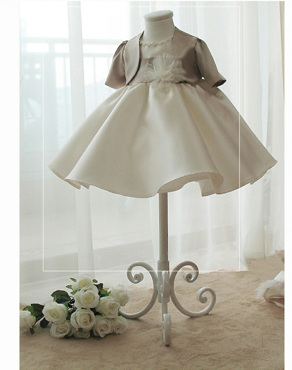 ステージ 舞台映えする素敵なドレス イベント 赤ちゃんドレス 結婚式 フォーマルドレス 80 特別な日の思い出に ベビーフォーマルドレス ベビードレス 赤ちゃんドレス Drescco ドレスコ 子供 ベビードレス 80 特別な日の思い出に 子供 フローリーココアドレス