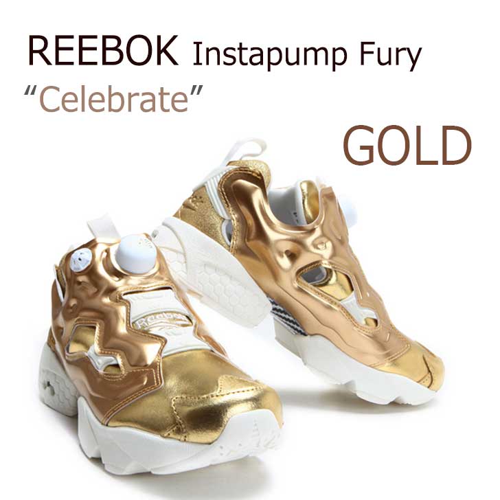 reebok insta pump gold