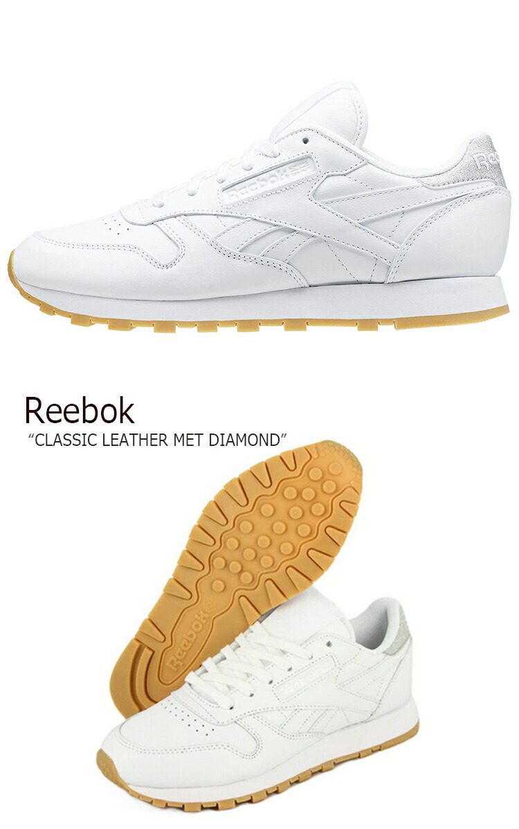 reebok classic leather met diamond