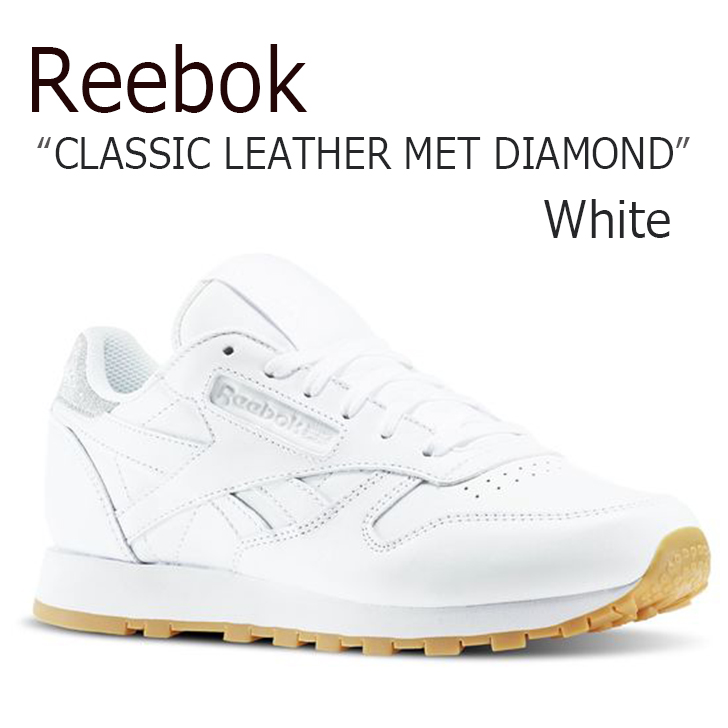 楽天市場】Reebok CLASSIC LEATHER MET DIAMOND/White/Gum【リーボック】【クラシックレザー】【BD4423】  シューズ：DRESCCO（ドレスコ）